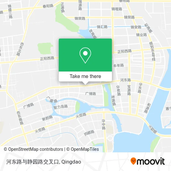 河东路与静园路交叉口 map