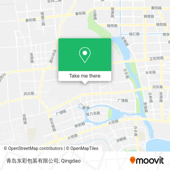 青岛东彩包装有限公司 map