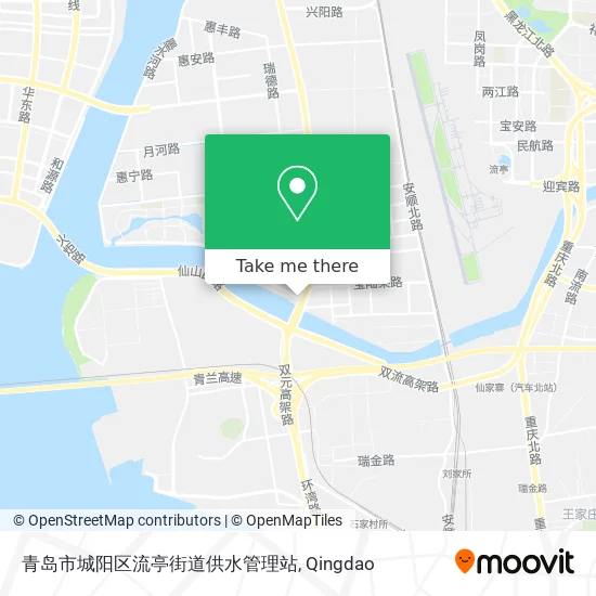 青岛市城阳区流亭街道供水管理站 map
