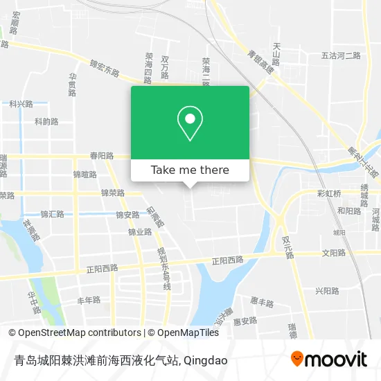 青岛城阳棘洪滩前海西液化气站 map