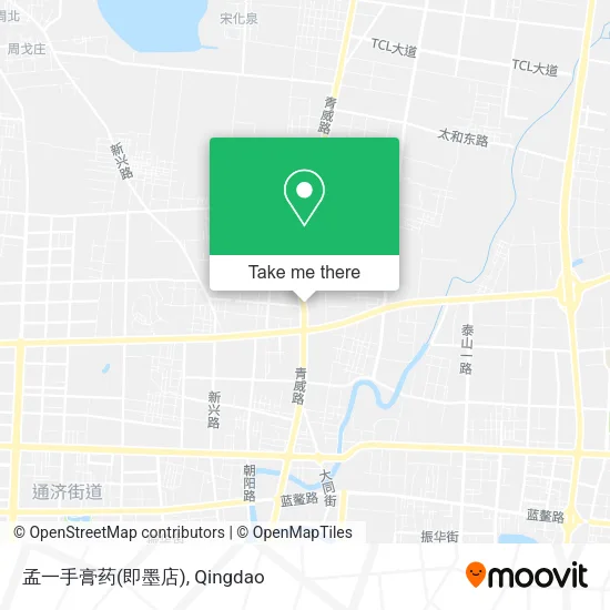 孟一手膏药(即墨店) map