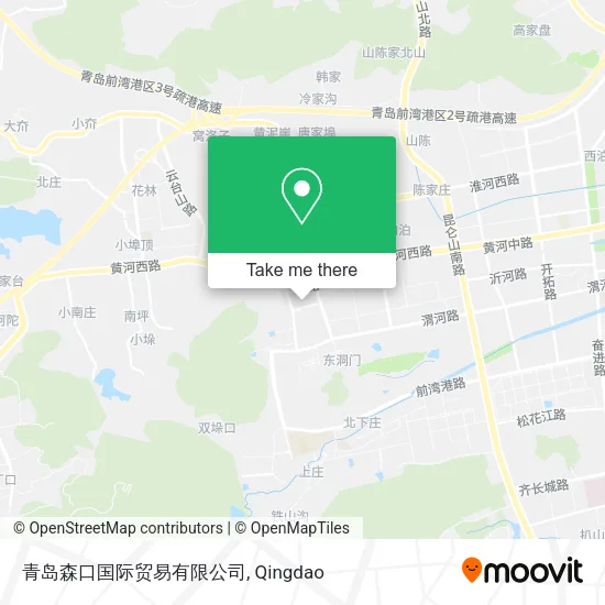 青岛森口国际贸易有限公司 map