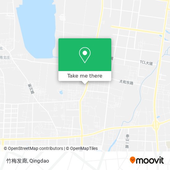竹梅发廊 map