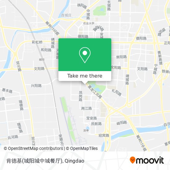 肯德基(城阳城中城餐厅) map