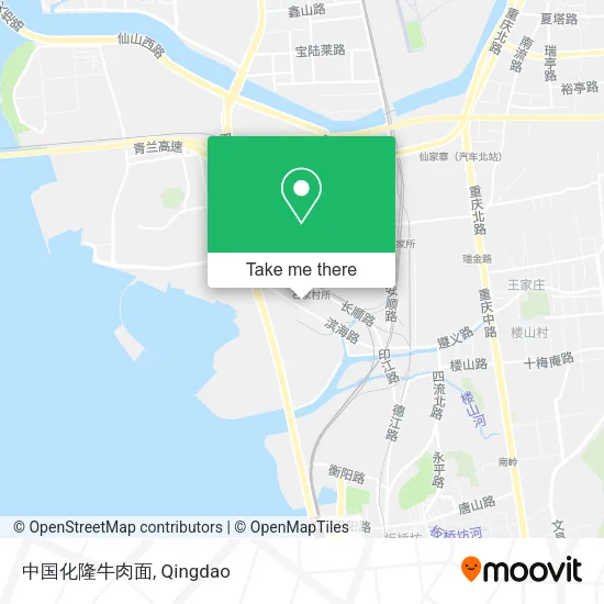 中国化隆牛肉面 map