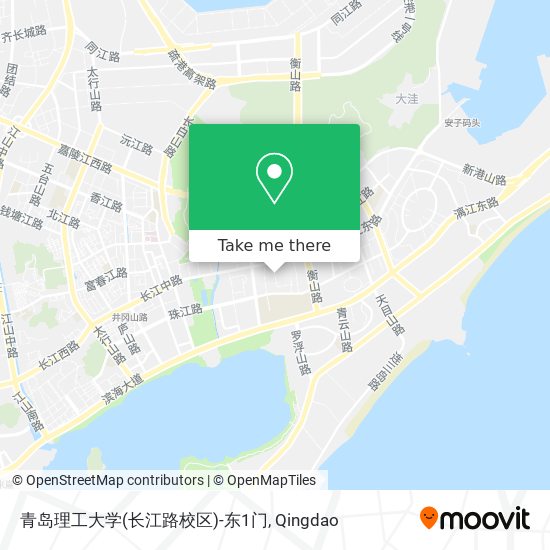 青岛理工大学(长江路校区)-东1门 map