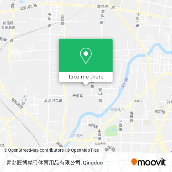 青岛匠博精弓体育用品有限公司 map