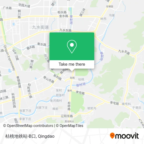 枯桃地铁站-B口 map