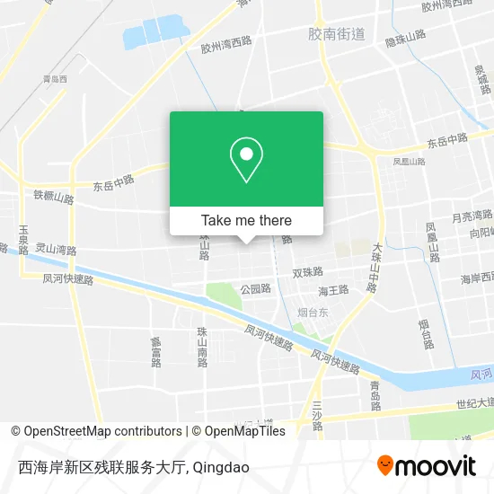 西海岸新区残联服务大厅 map