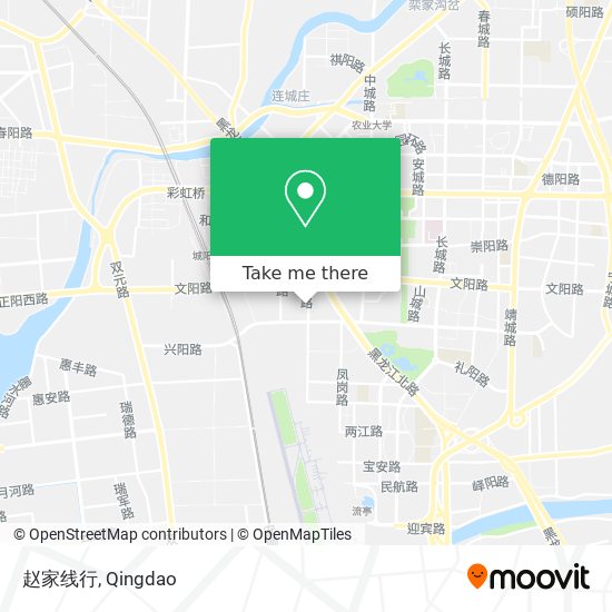 赵家线行 map