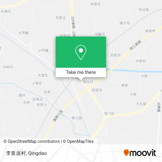 李黄崖村 map