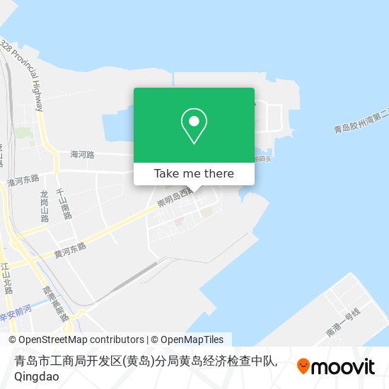 青岛市工商局开发区(黄岛)分局黄岛经济检查中队 map