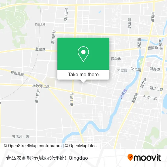 青岛农商银行(城西分理处) map