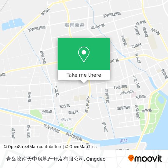 青岛胶南天中房地产开发有限公司 map