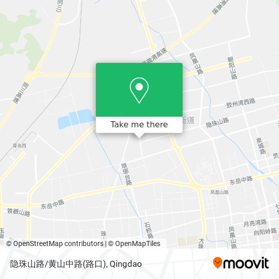隐珠山路/黄山中路(路口) map