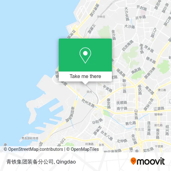 青铁集团装备分公司 map