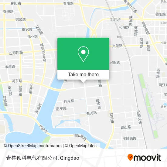 青整铁科电气有限公司 map