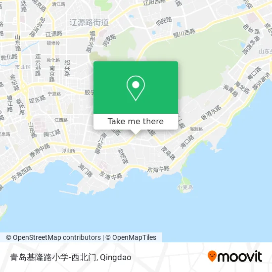 青岛基隆路小学-西北门 map