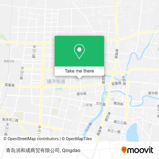 青岛润和成商贸有限公司 map