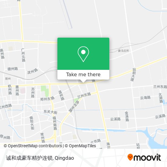 诚和成豪车精护连锁 map