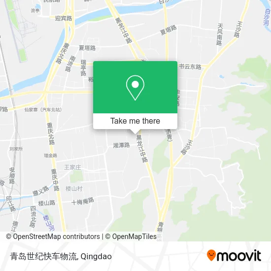 青岛世纪快车物流 map