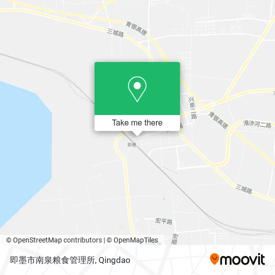 即墨市南泉粮食管理所 map