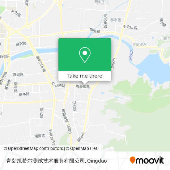 青岛凯希尔测试技术服务有限公司 map