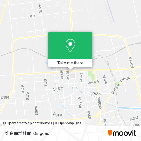 维良面粉挂面 map