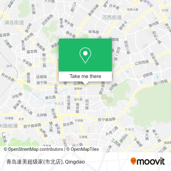 青岛速美超级家(市北店) map