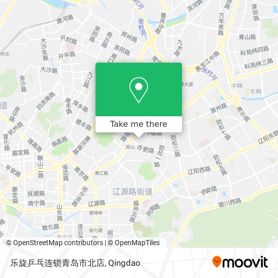 乐旋乒乓连锁青岛市北店 map