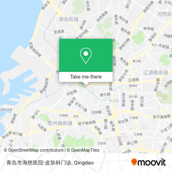 青岛市海慈医院-皮肤科门诊 map