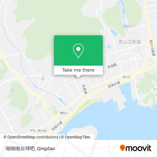 啪啪啪台球吧 map