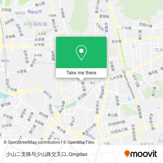 少山二支路与少山路交叉口 map