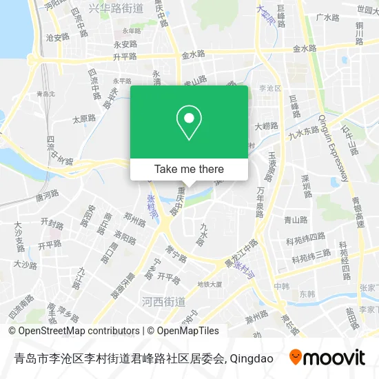 青岛市李沧区李村街道君峰路社区居委会 map