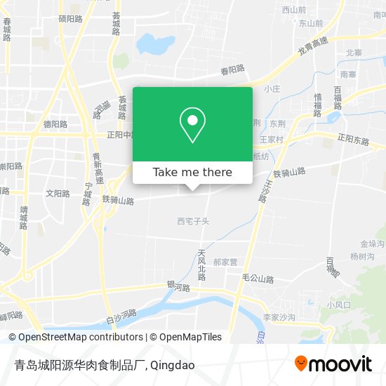 青岛城阳源华肉食制品厂 map