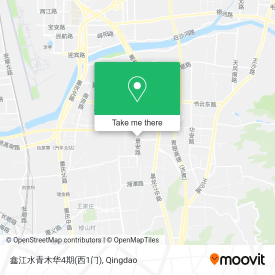 鑫江水青木华4期(西1门) map