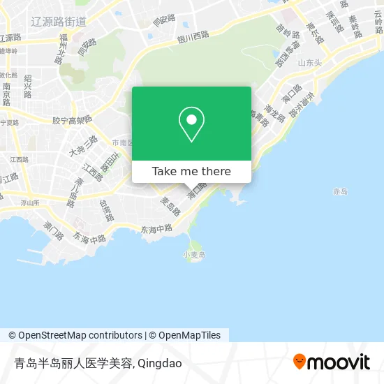 青岛半岛丽人医学美容 map
