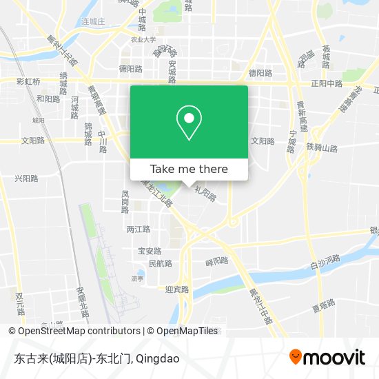 东古来(城阳店)-东北门 map