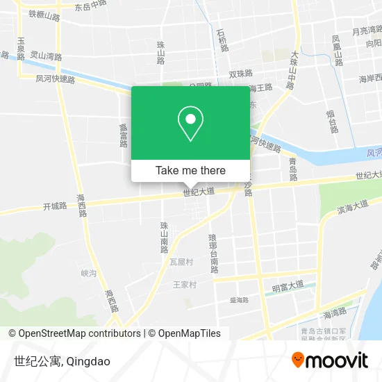 世纪公寓 map