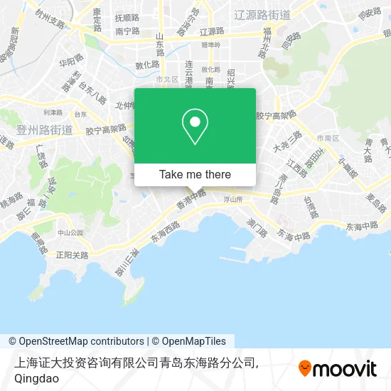 上海证大投资咨询有限公司青岛东海路分公司 map