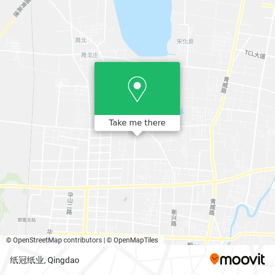 纸冠纸业 map