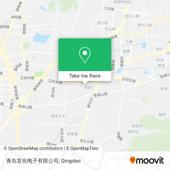 青岛宣化电子有限公司 map