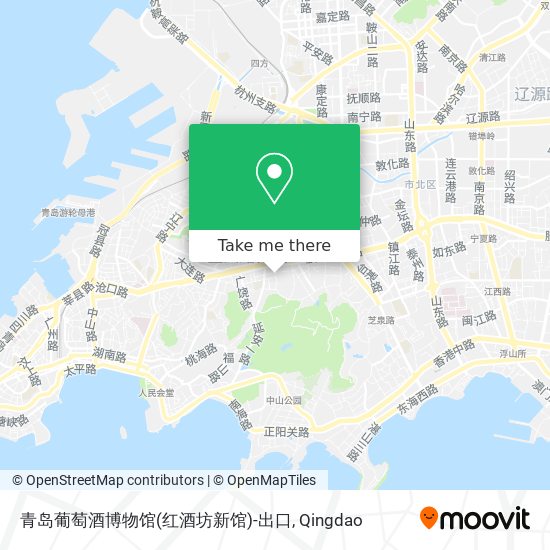 青岛葡萄酒博物馆(红酒坊新馆)-出口 map