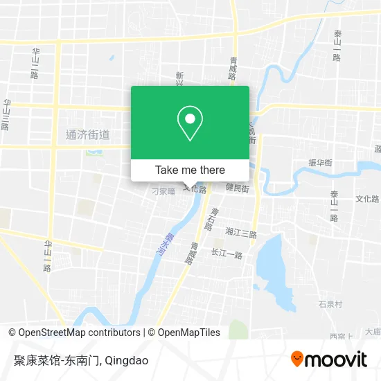 聚康菜馆-东南门 map