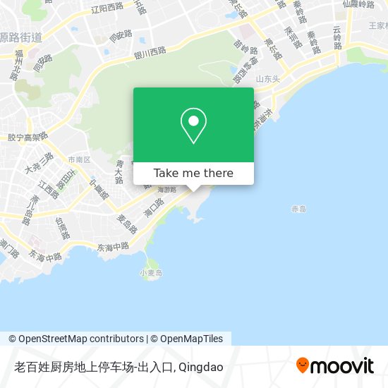 老百姓厨房地上停车场-出入口 map