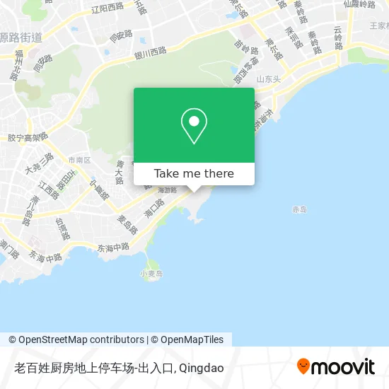 老百姓厨房地上停车场-出入口 map