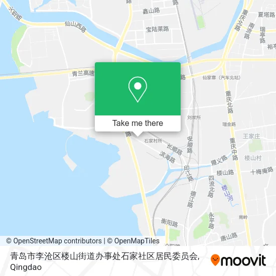 青岛市李沧区楼山街道办事处石家社区居民委员会 map