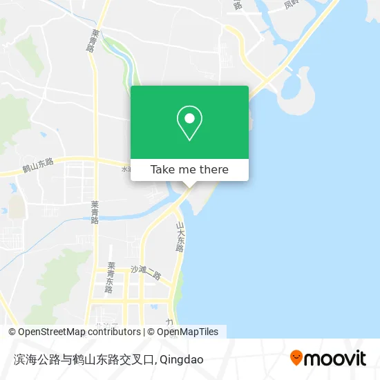滨海公路与鹤山东路交叉口 map