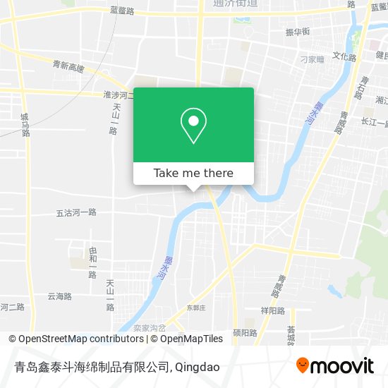 青岛鑫泰斗海绵制品有限公司 map