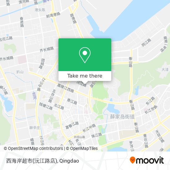 西海岸超市(沅江路店) map